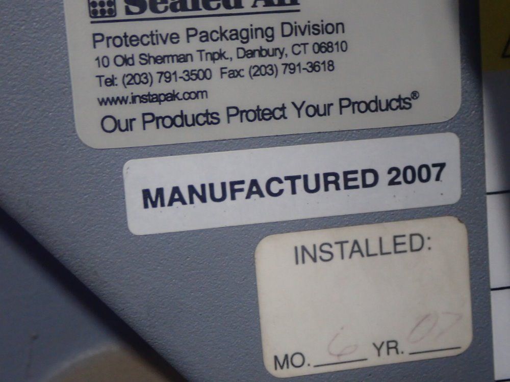 Sealed Air Foam-in-bag Packaging System