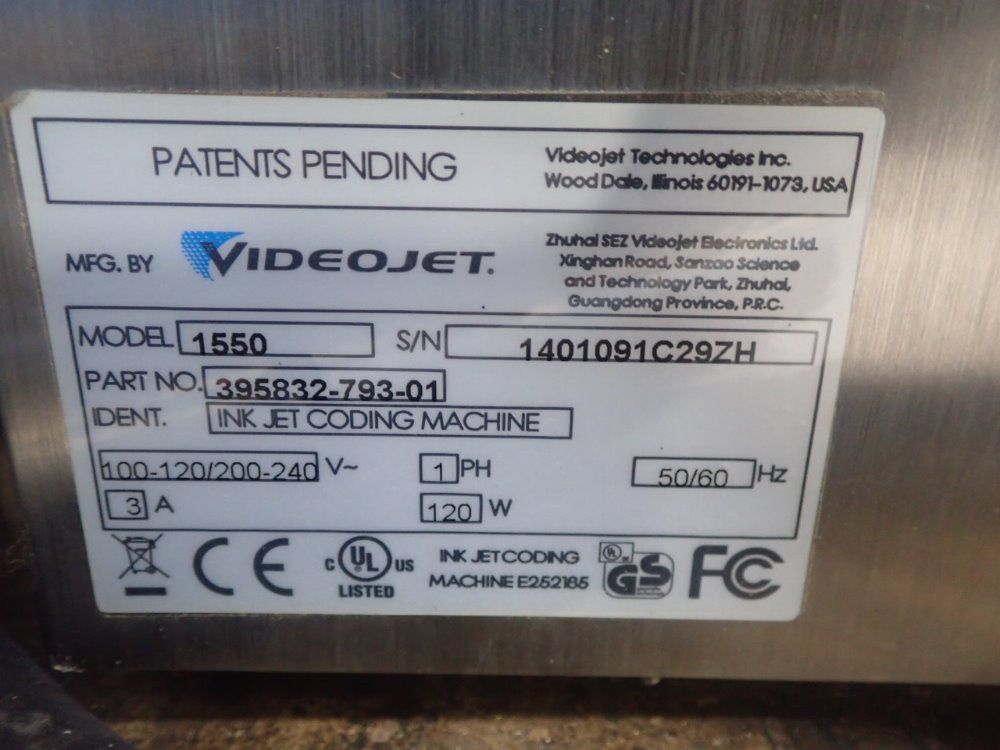 Videojet 1550 Inkjet Printer - 1550