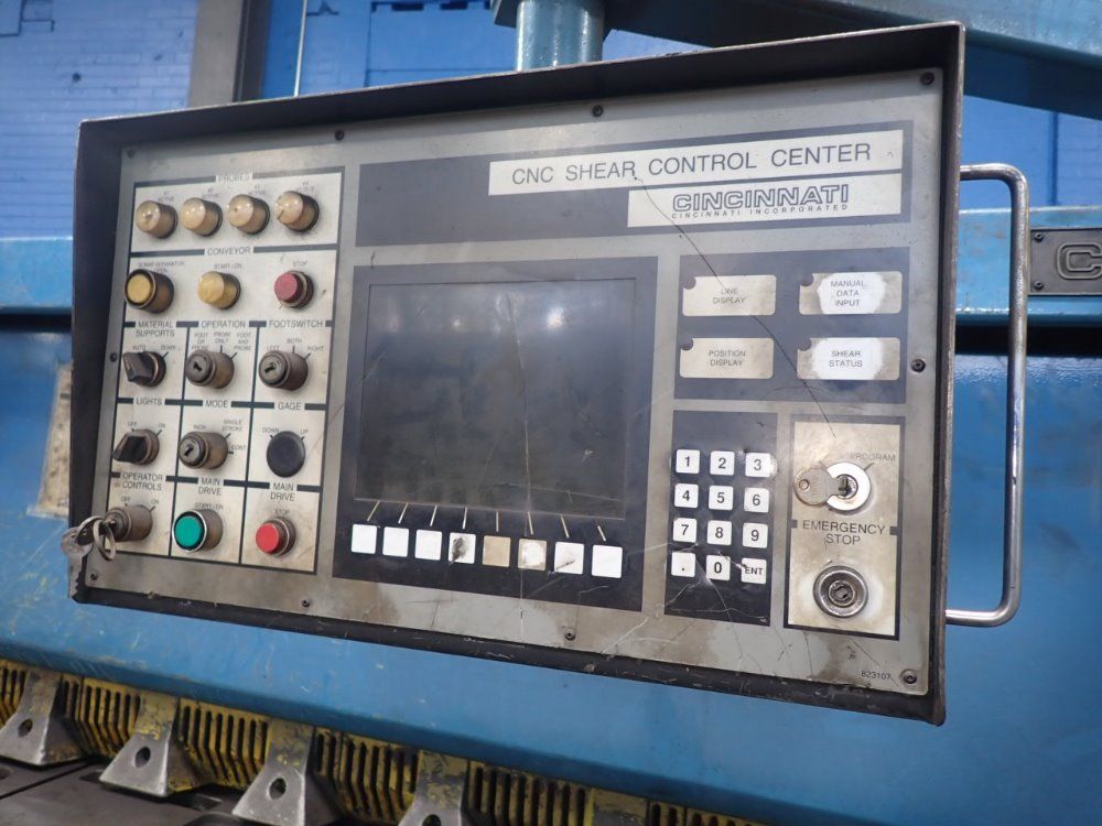 Cincinnati 120" 2500 X 10 Ft Shear - 2500 X 10 Ft Shear