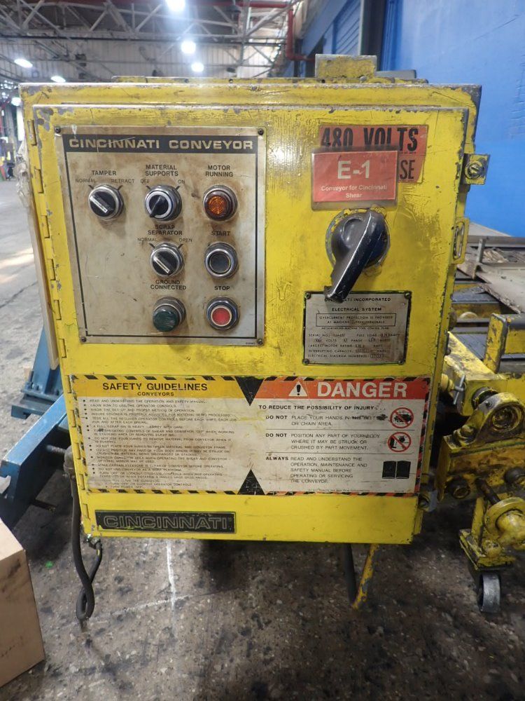 Cincinnati 120" 2500 X 10 Ft Shear - 2500 X 10 Ft Shear