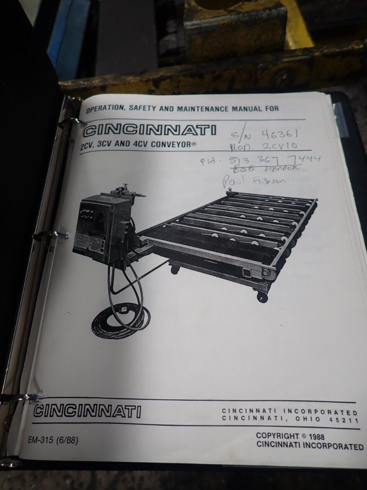 Cincinnati 120" 2500 X 10 Ft Shear - 2500 X 10 Ft Shear