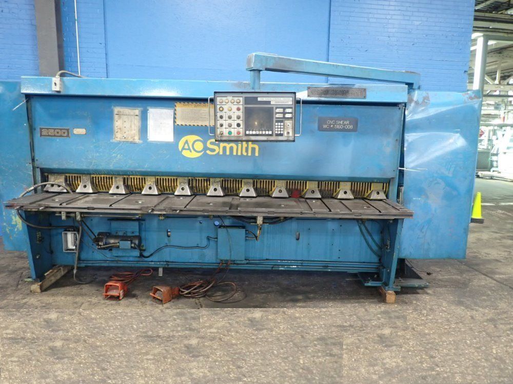 Cincinnati 120" 2500 X 10 Ft Shear - 2500 X 10 Ft Shear