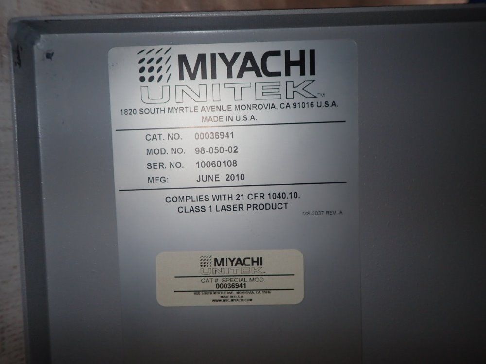 Miyachi Unitek 00036941/98-050 Laser - 00036941/98-050