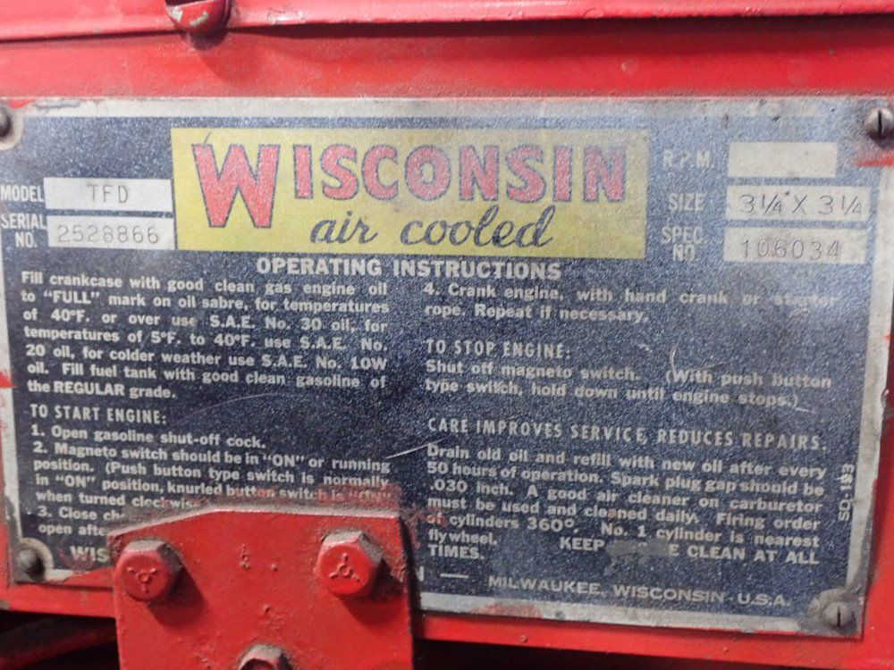 Hobart/wisconsin Welder