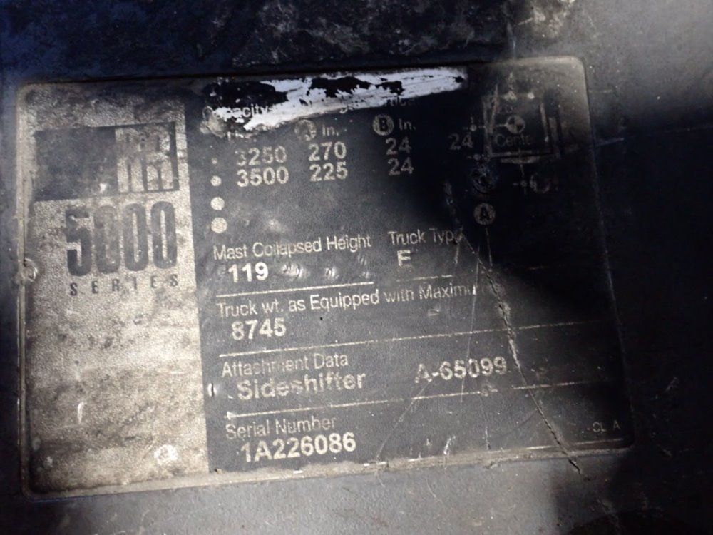 Crown Electric Stand Up Straddle Forklift