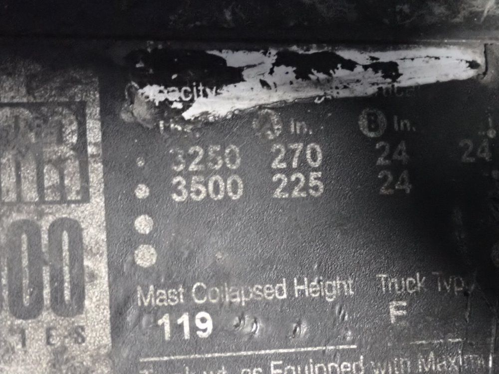 Crown Electric Stand Up Straddle Forklift