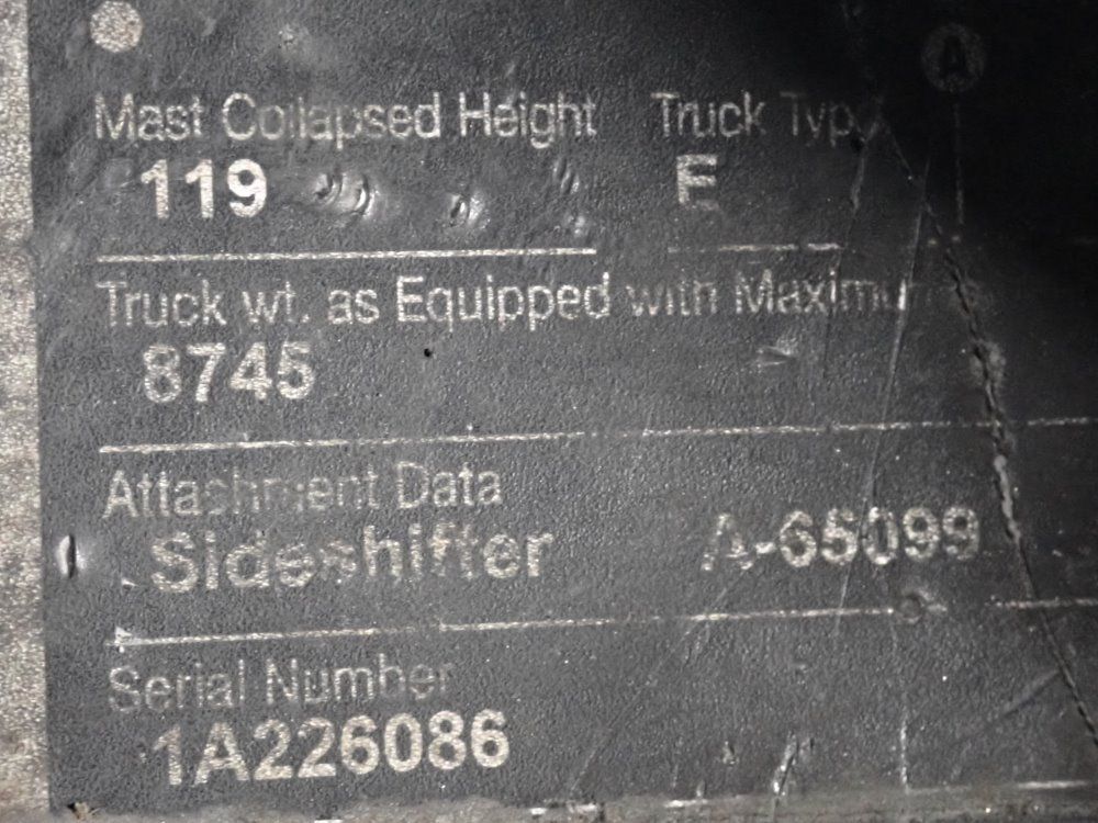 Crown Electric Stand Up Straddle Forklift