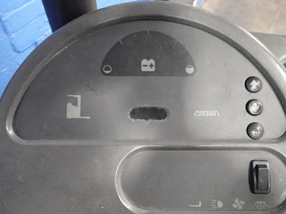 Crown Electric Stand Up Straddle Forklift