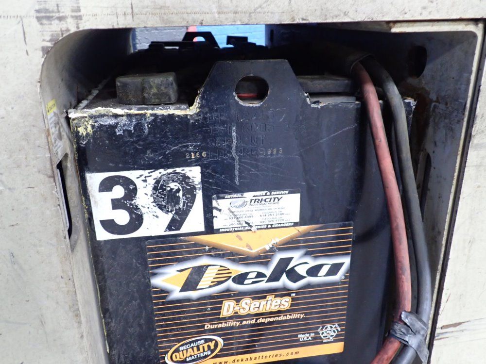 Crown Electric Stand Up Straddle Forklift