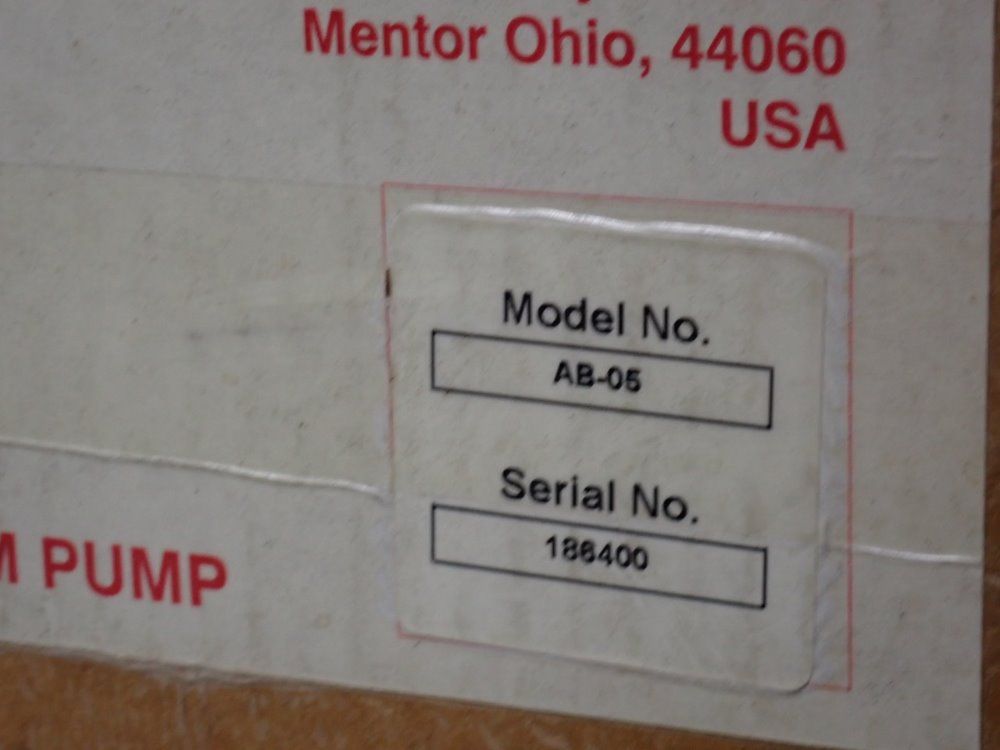 All-flo Diaphragm Pump