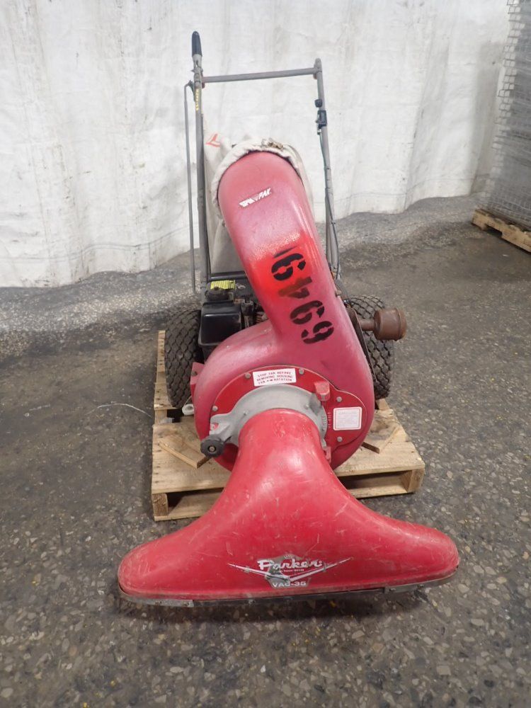 Parker Sweeper Co Gasoline Yard Vacuum