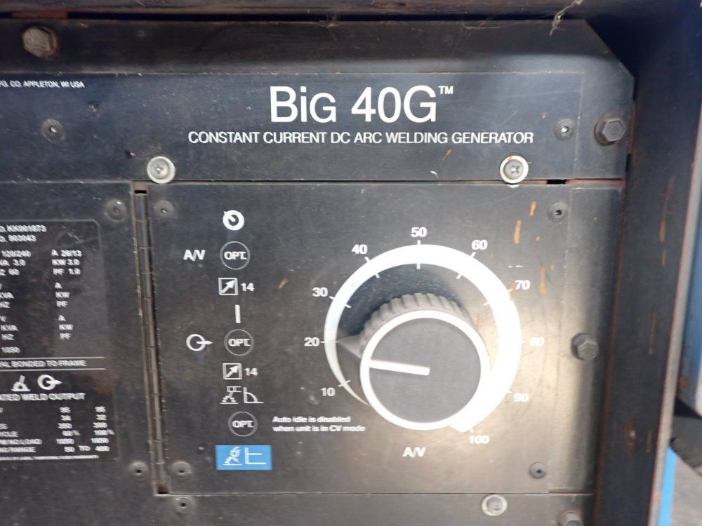 Miller 350a Big 40g Welder - Big 40g
