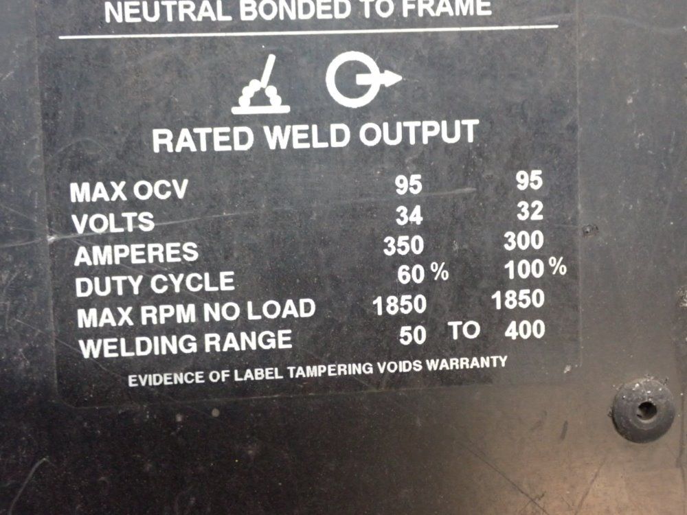 Miller 350a Big 40g Welder - Big 40g