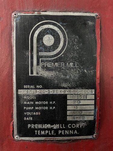 Premier Premier Hm15ii Dual Chamber Media Mill