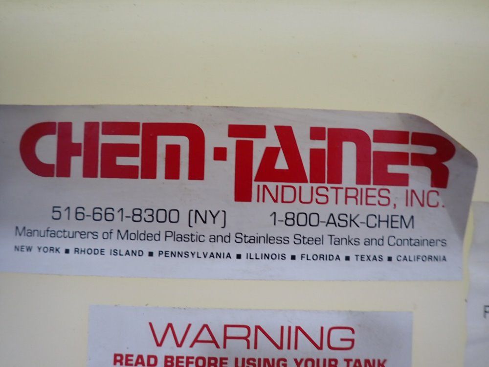 Chem-tainer Poly Tank