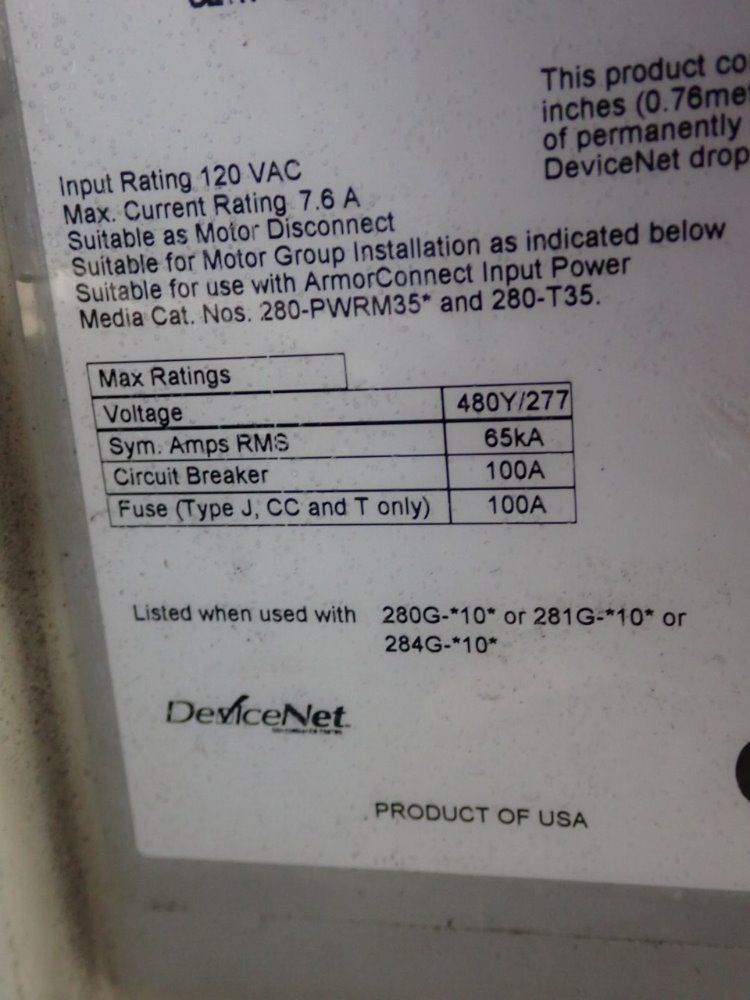 Allen - Bradley Power Supply / Control Module