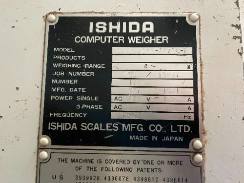 Ishida Bucket Scale