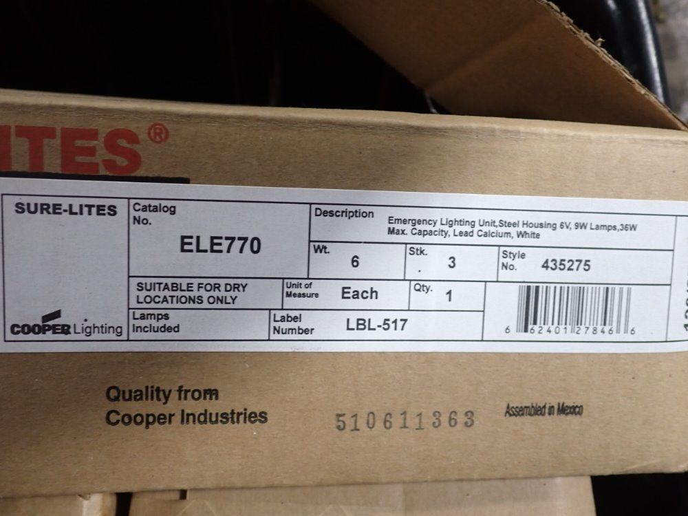 Cooper Emergency Lights