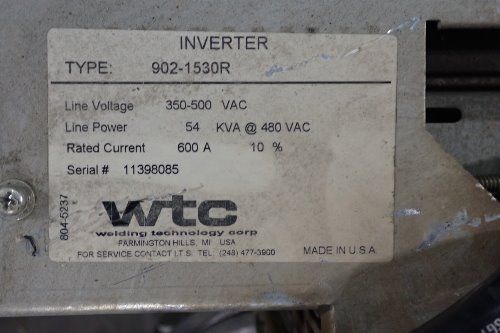 Welding Technology Corp Inverter