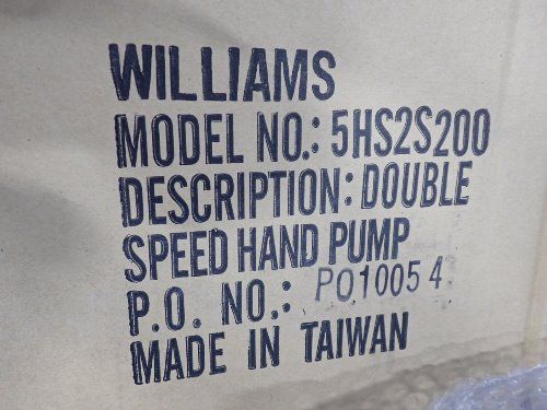 Williams Hydraulic Pump