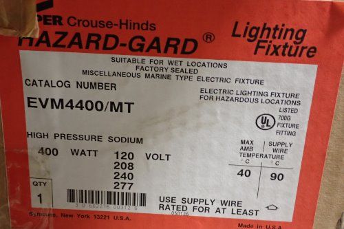 Cooper/crouse Hinds Light Fixture