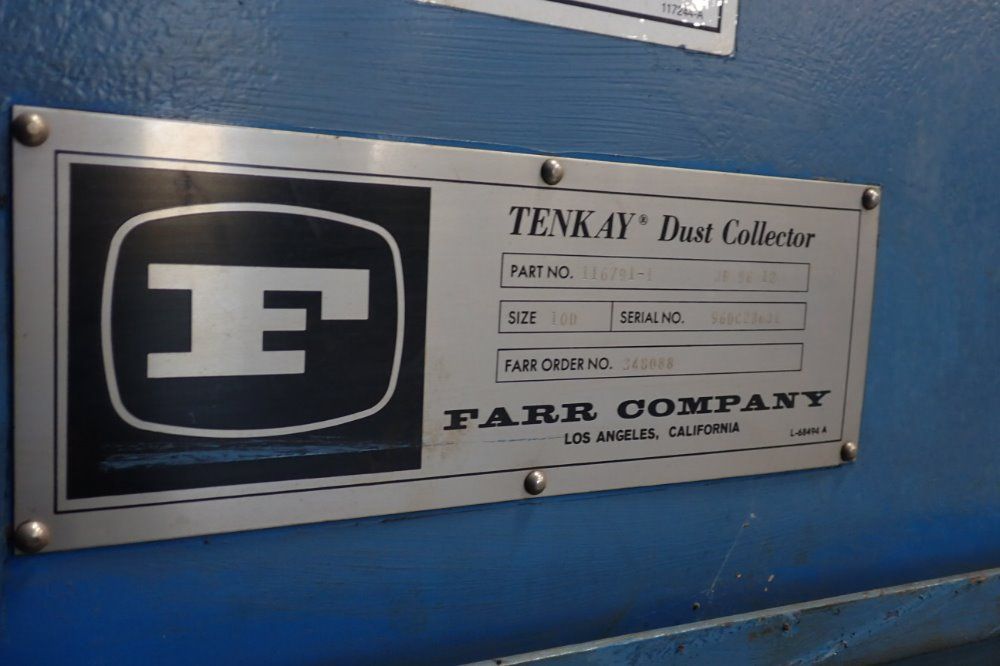 Farr Company 15hp Dust Collector - 116791-1 Jb9612