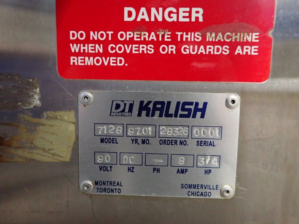 Dt Kalish 12"wx37"h Plastic Belt Conveyor - 7128 Pharmaveyor