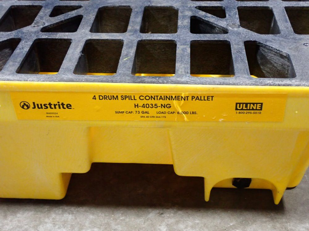 Uline 48"x48"x10" Spill Containment Pallet - H-4035-ng