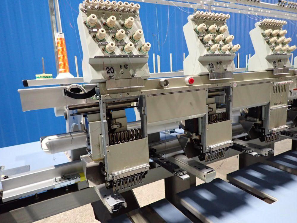 Barudan 20 Station Embroidery Machine - Nsme-zn-a20