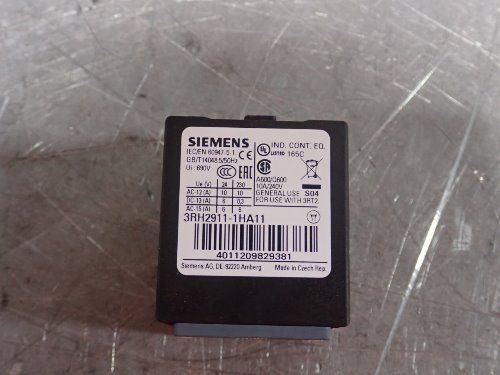 Siemens 3 Siemens 3rh2911-1ha11 Aux Switch Blocks - 3rh2911-1ha11