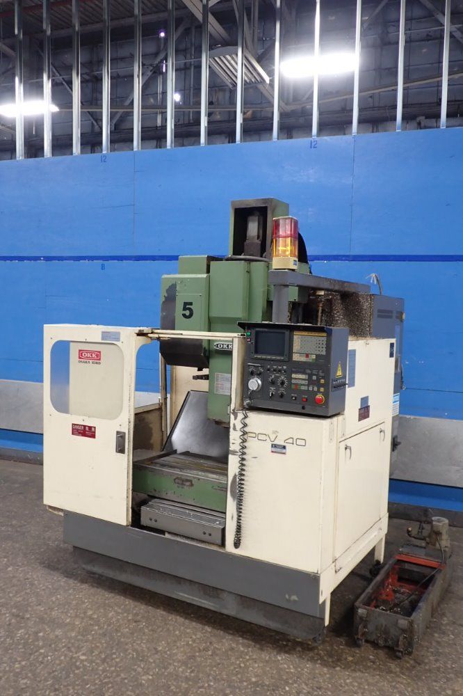 Okk 16" X 28 1/2" Pcv-40 Cnc Vmc - Pcv-40