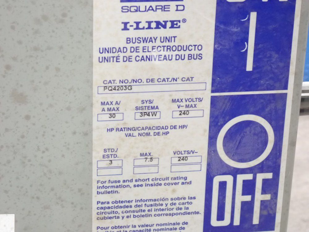 Square D Iline Busway Unit