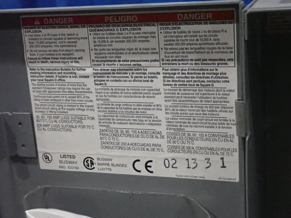 Square D Iline Busway Unit