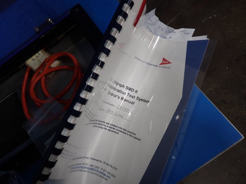 Specialty Coating Systems 300a Ionograph - Smd11