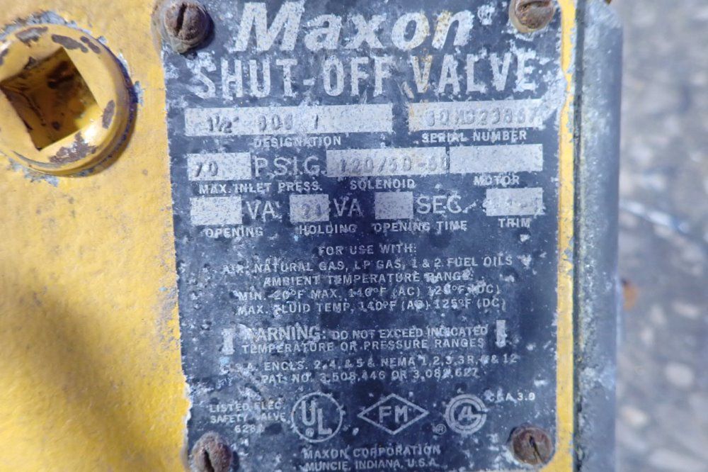 Maxon Shut-off Valve