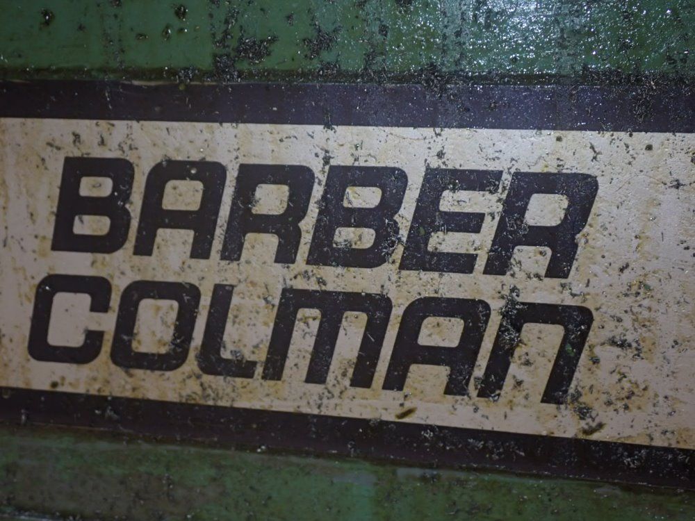 Barber Colman 4"w Gear Hobbing Machine - 6-10