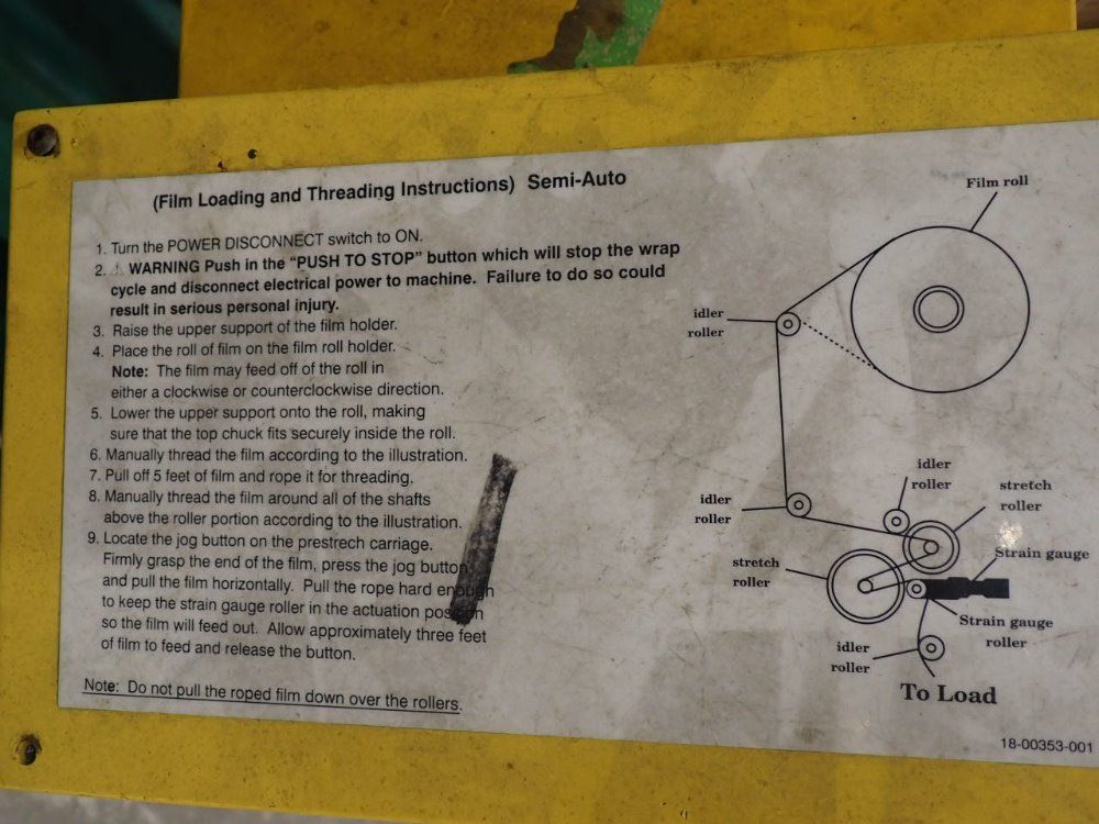 Spiral Grip 20amp Pallet Wrapper - Sg410