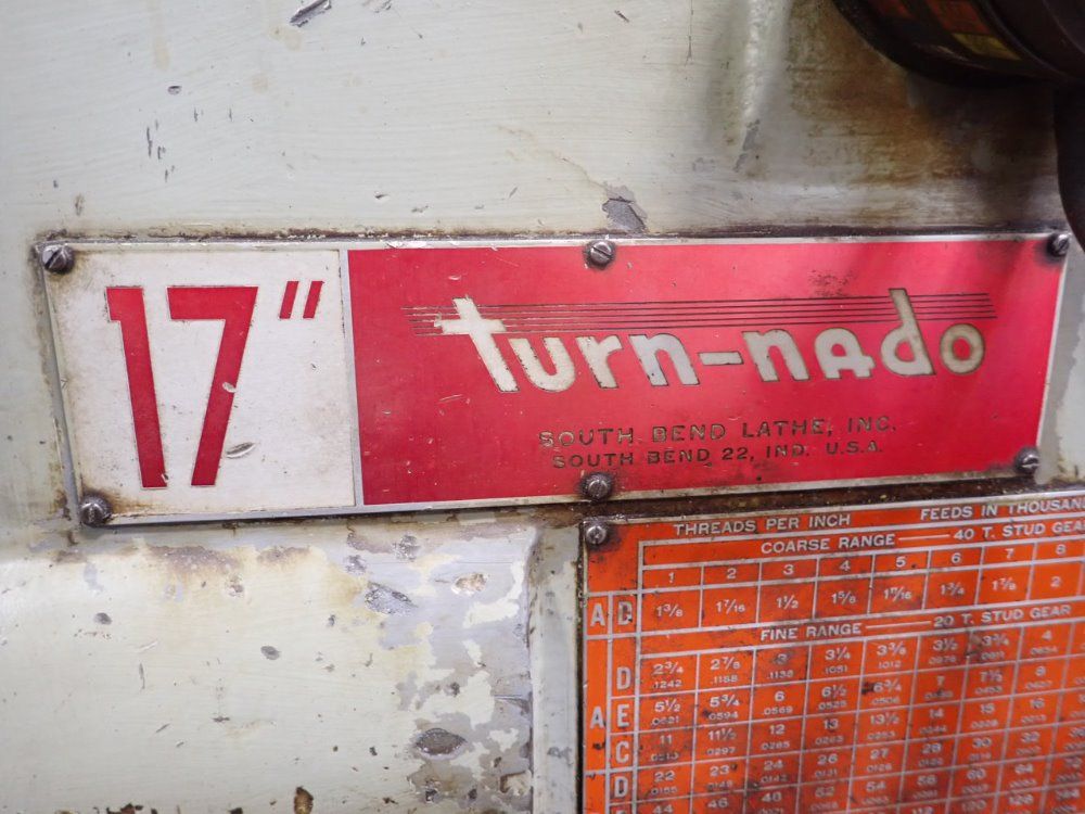 Turn-ado/southbend 17" X 56" Cl 170 E Lathe - Cl 170 E