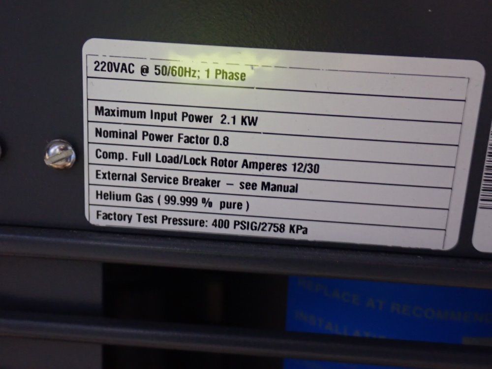 Cti Cryogenics/helix Technology Corp. Compressor