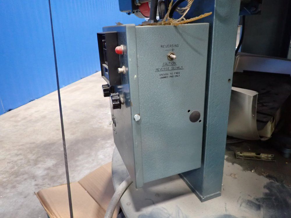 Brackett Inc. 12" Wide Padding Machine W/ Conveyor - Cpmic