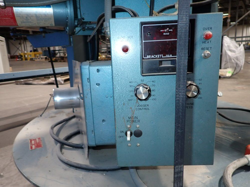 Brackett Inc. 12" Wide Padding Machine W/ Conveyor - Cpmic