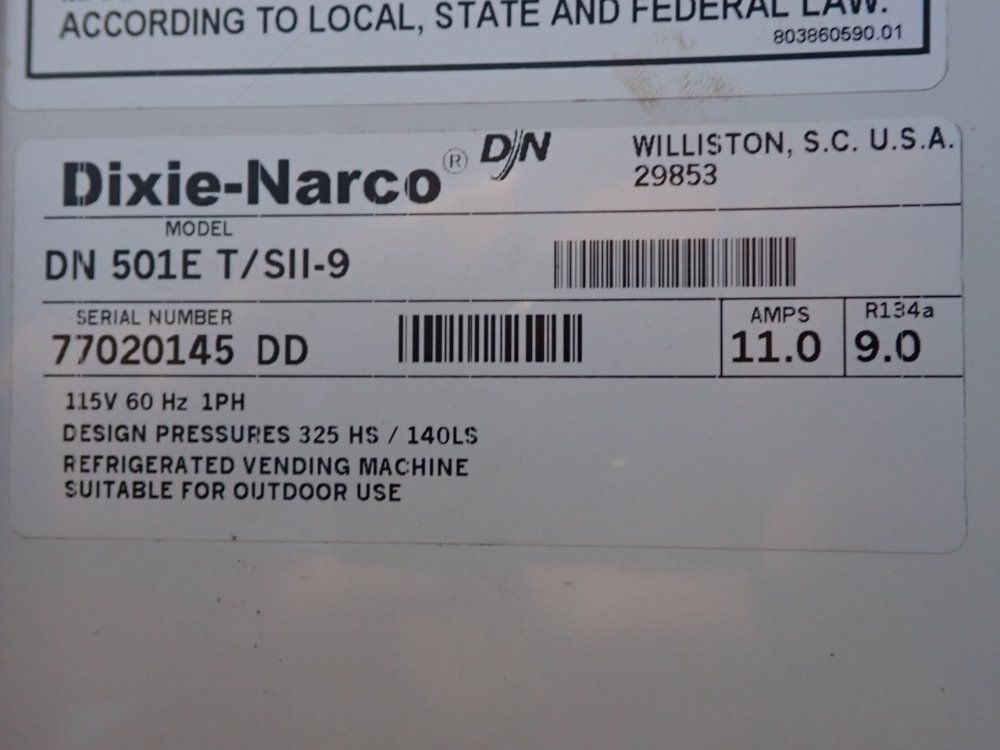 Dixie-narco Vending Machine