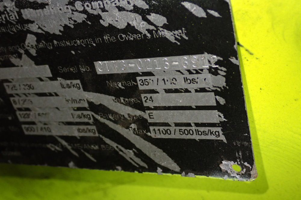 Clark 725 Lbs Tow Tractor - Ctt-3