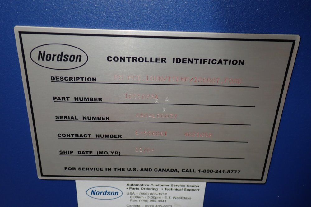 Nordson 1055073xb Sealing System - 1055073xb