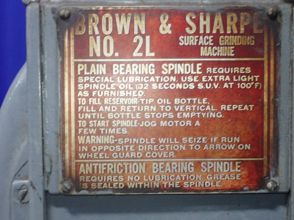 Brown & Sharpe 6" X 26" Surface Grinder - 2l