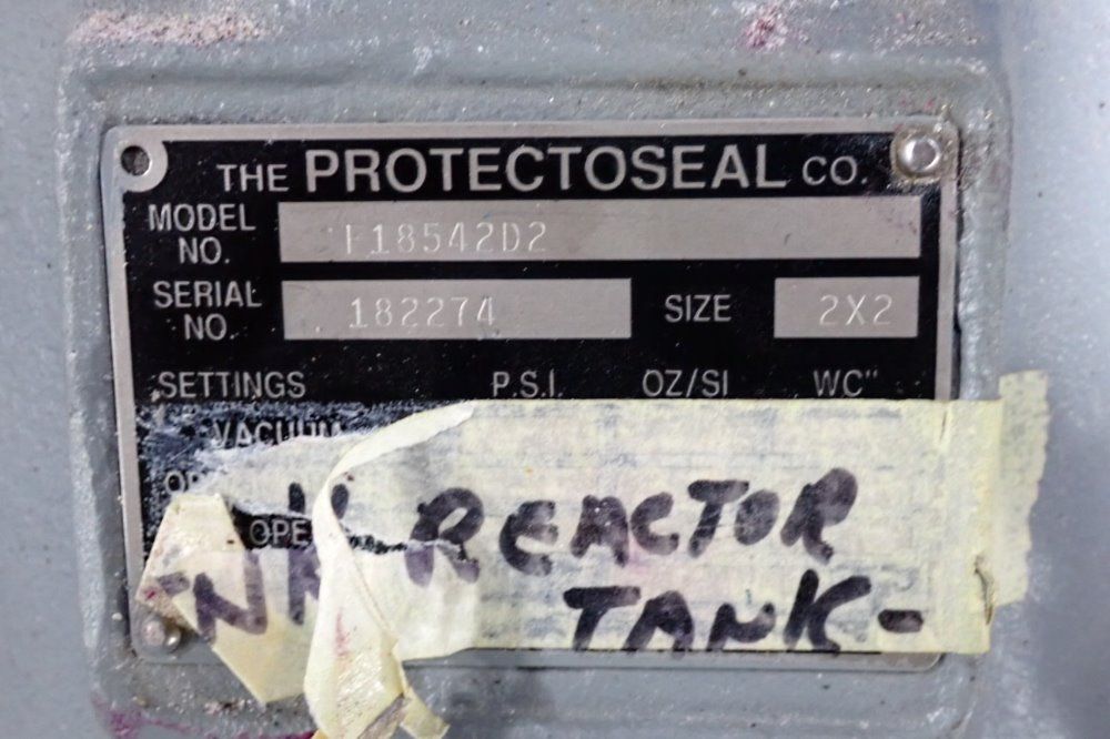 The Protectoseal Co Pressure Vacuum Tank - F18542d2