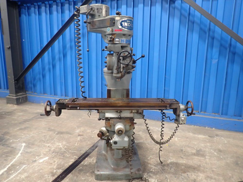 Wells Index 1hp/1.6a Vertical Milling Machine - 747