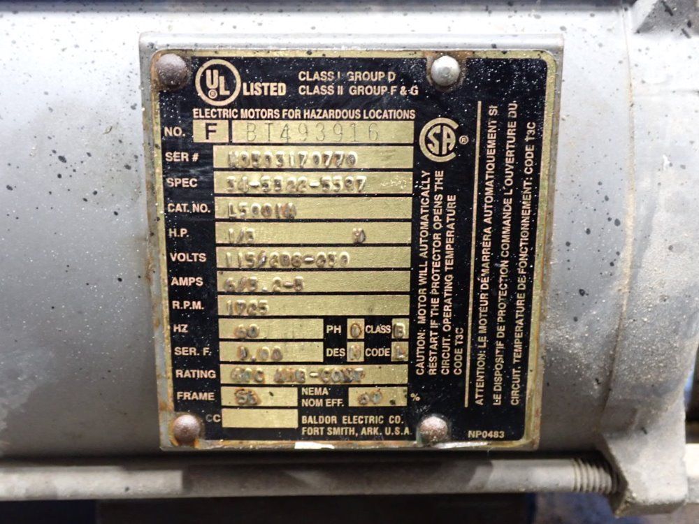 Texsteam 8oz-1.5gal/day Chemical Injection Pump And Motor