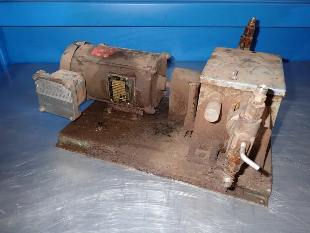 Texsteam 8oz-1.5gal/day Chemical Injection Pump And Motor - 43212amw117