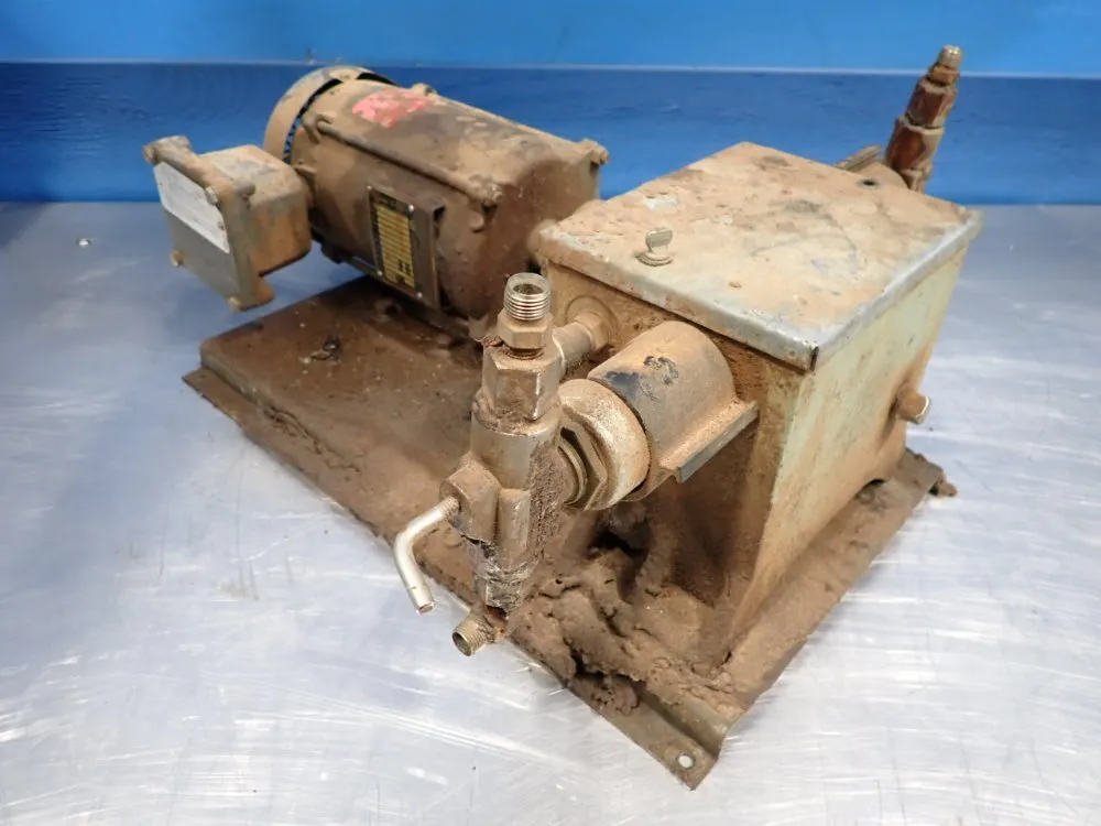 Texsteam 8oz-1.5gal/day Chemical Injection Pump And Motor - 43212amw117